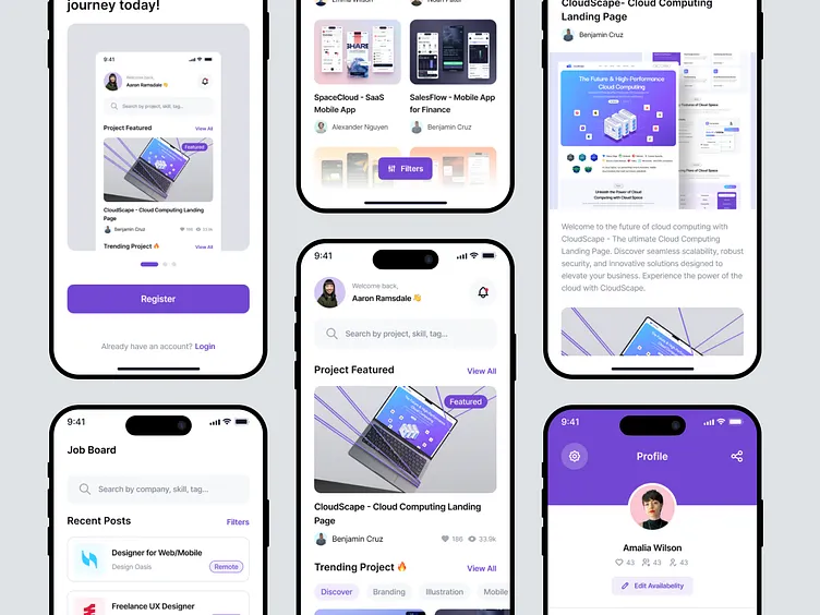 Mobile App UI